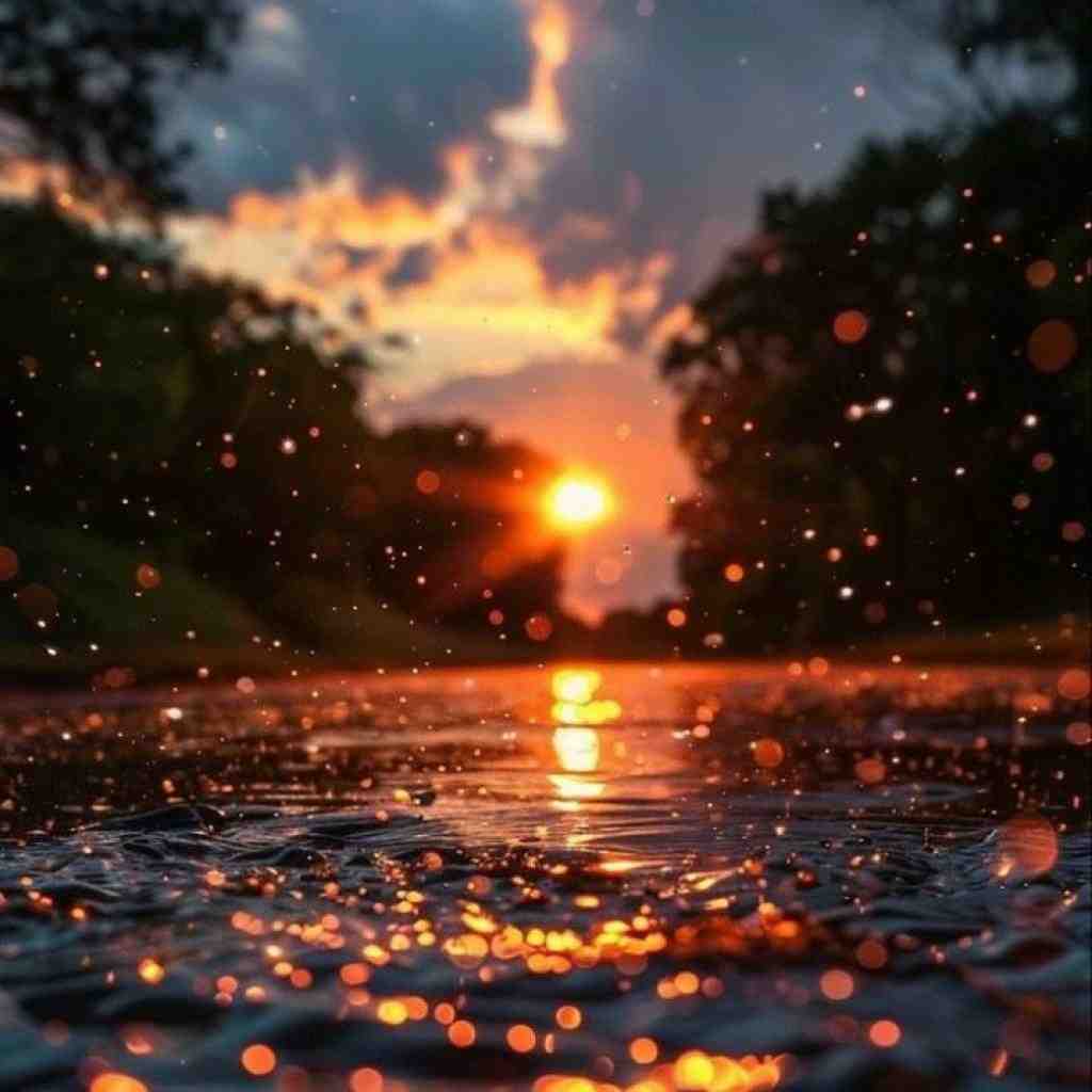 تتلو قطره قطره اشک چشمم میچکد با نم نم باران